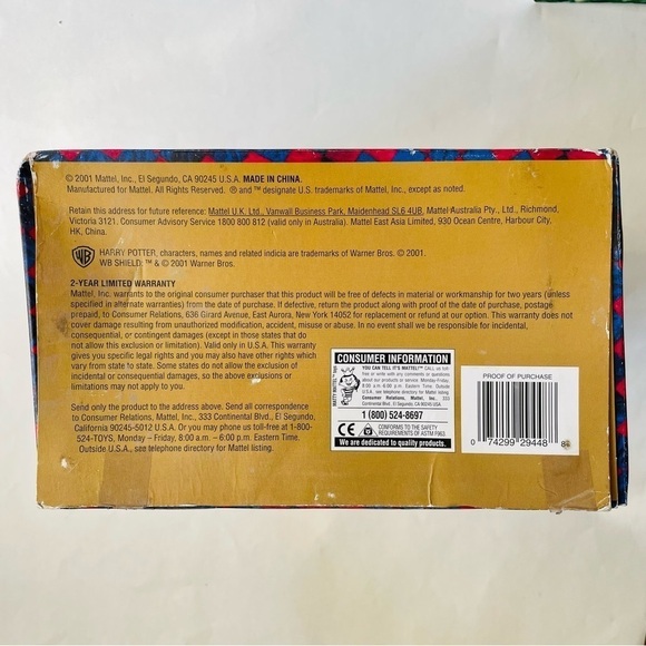 Mattel 2001 Harry Potter Classic Scenes Collection Hagrid’s Gift 50254 - Picture 6 of 8